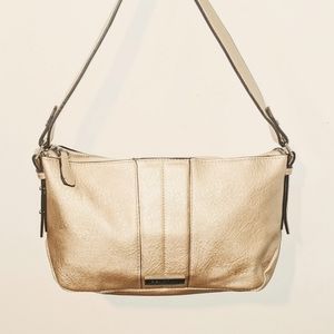 Kenneth Cole Reaction Handbag Shoulder Purse Satchel - Gold Coin Color